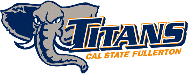 Cal State Fullerton Titans 2000-2009 Primary Logo vinyl decal